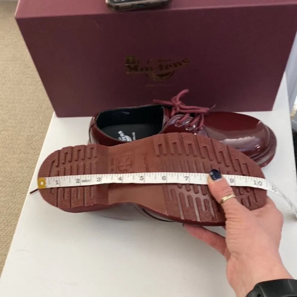 ❗️SOLD❗️Dr Martens 1461 Mono Oxblood Patent Leather Size 6 - Picture 10 of 10